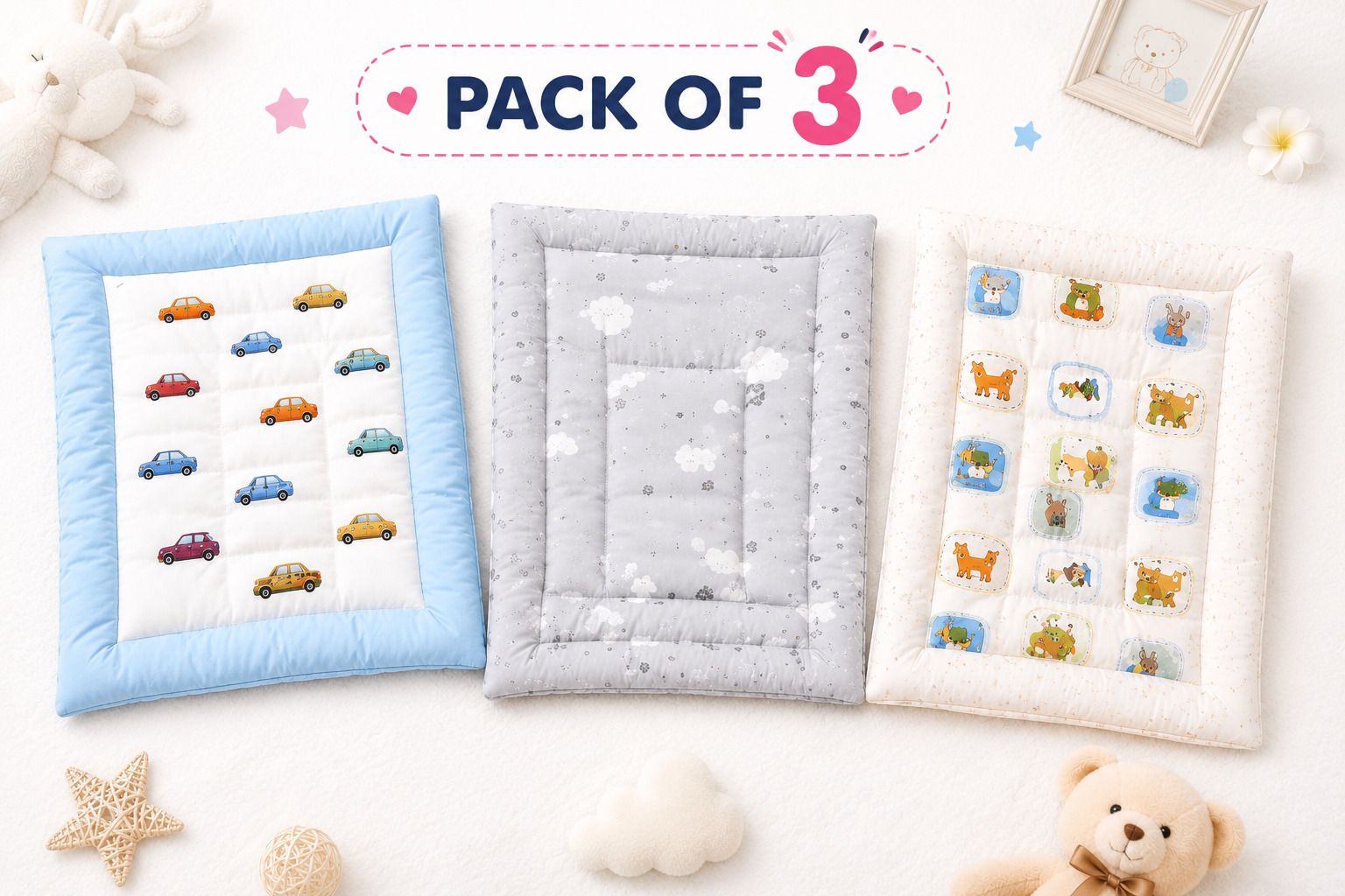 Baby Godari, Pack Of 3 Bed Mattress, Godari, Sleeping Mattress-image-40