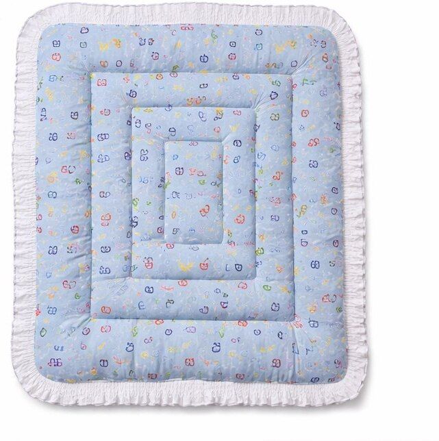 vanray fashion Quilted Baby Mattress with Safety Borders for Newborn-picture-10