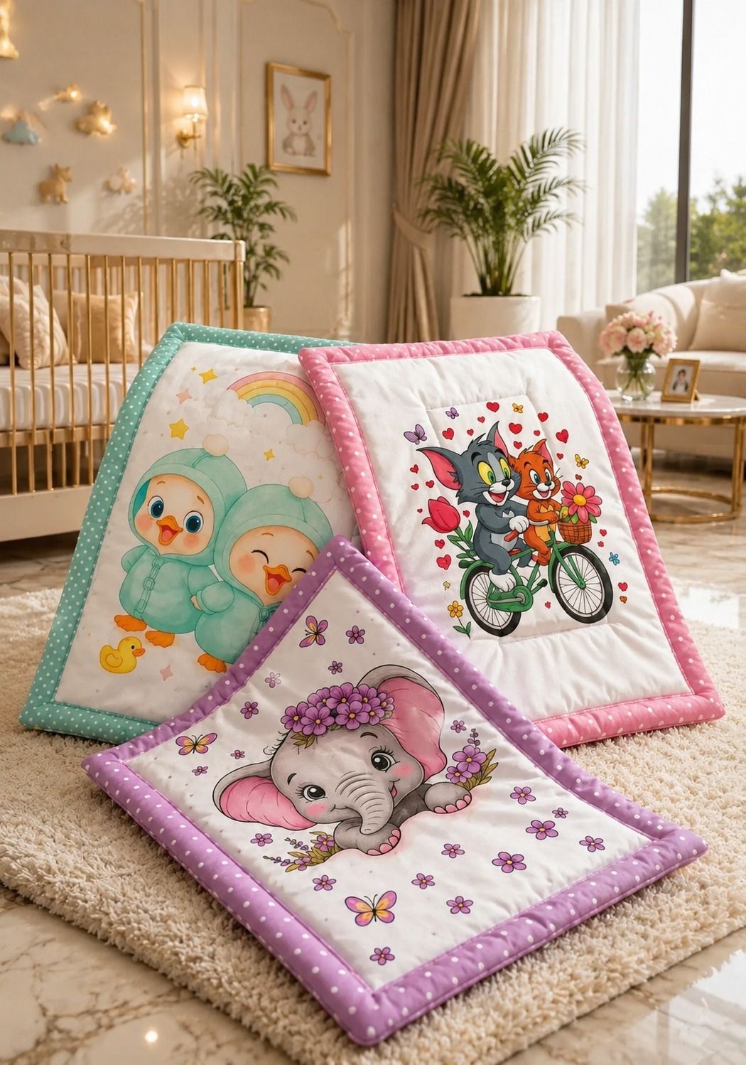 zivora kids Kids Fun Print Comfort Mattress Pack of-3-picture-39