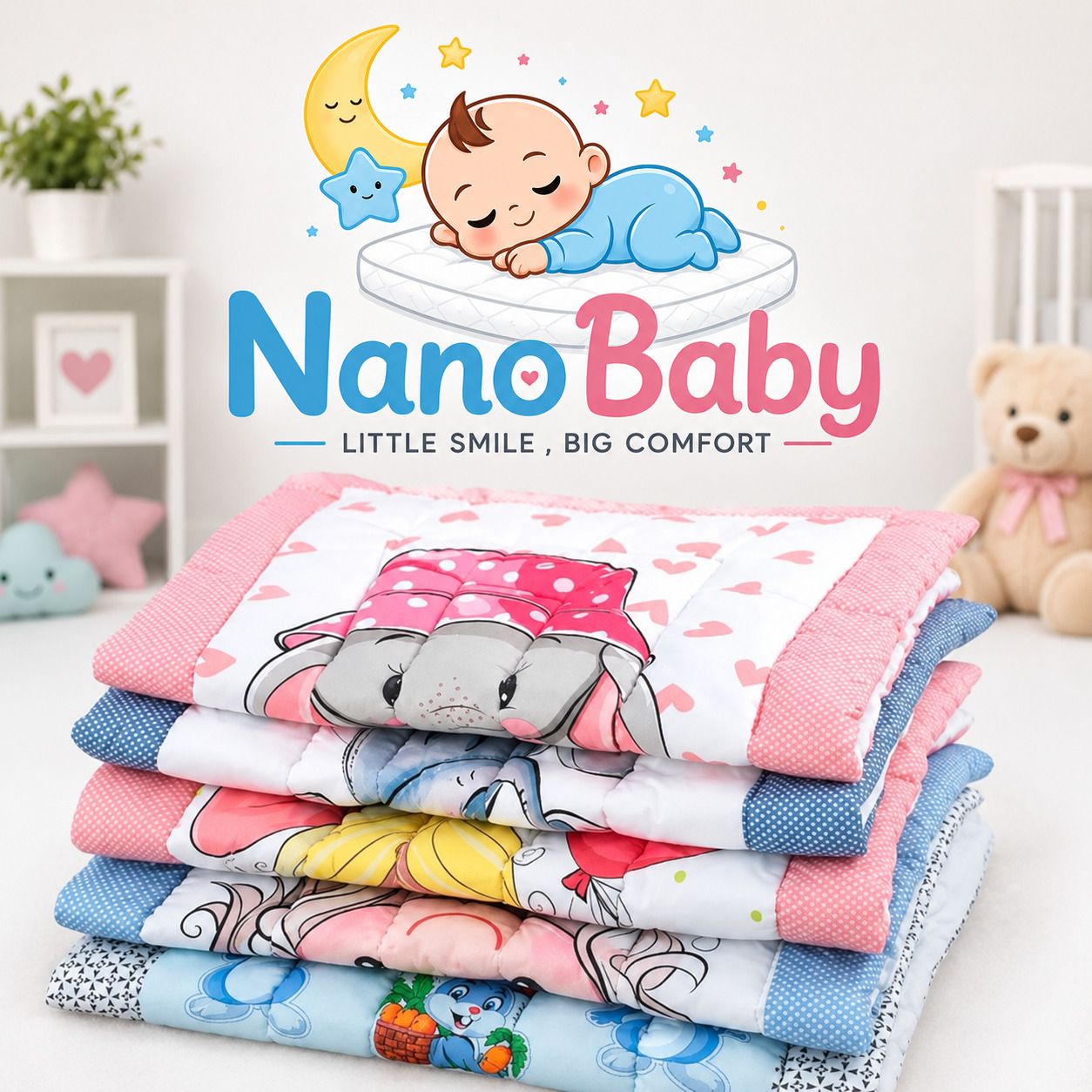 devaalisha enterprise BABY MATTRESS,RANDOM COLOUR DESIGNE,PACK OF 5-picture-36