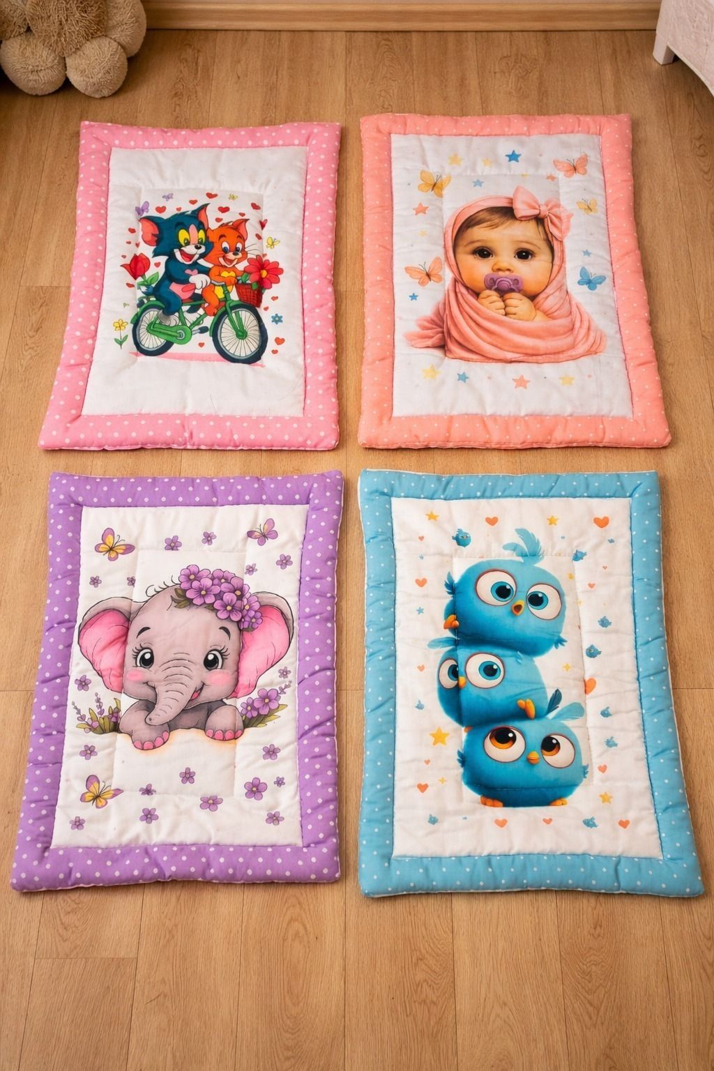 Baby Cartoon Mattrss for Nursery and Playroom Pack of-4-image-27