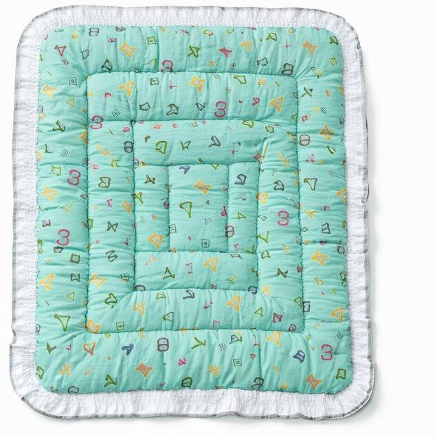 vanray fashion Quilted Baby Mattress with Safety Borders for Newborn-picture-13