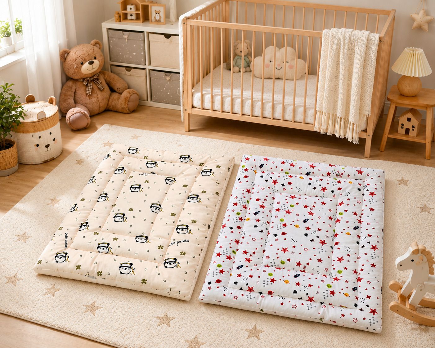 Baby Godadi Combo Pack of 2 (20 x 30 Inch) | Infant Sleeping Mat-image-14