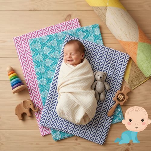 Soft Printed Baby Sheet Pack of 3-image-26