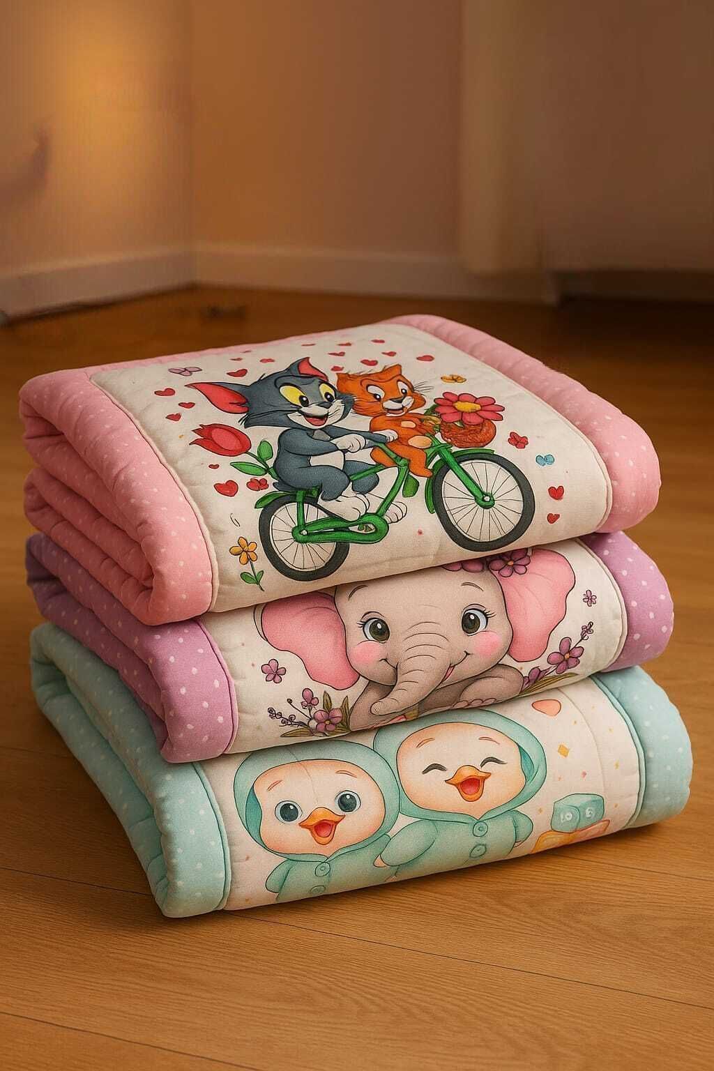 CuddleNest Premium Baby Soft Comfort Quilt Pack of 3