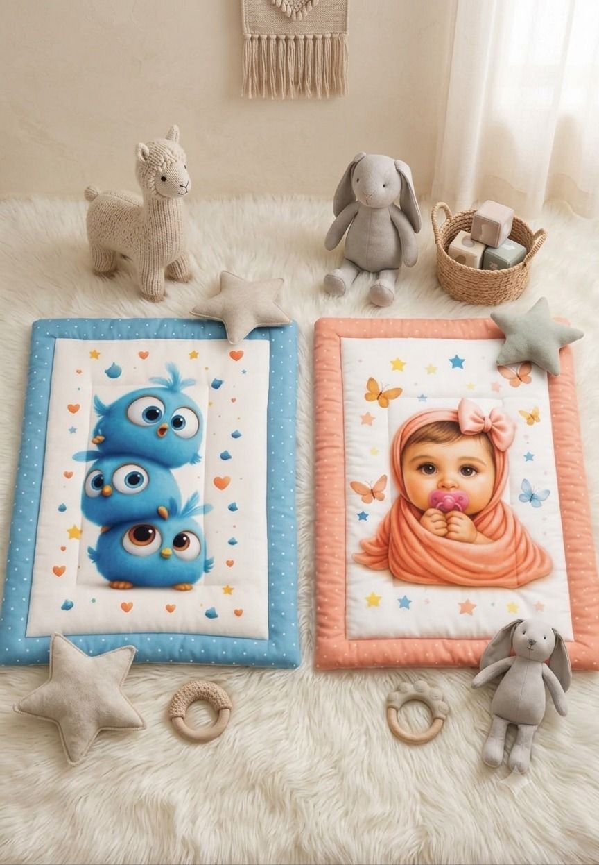 CozyCot Baby Cotton Mat Pack of-2-image-43