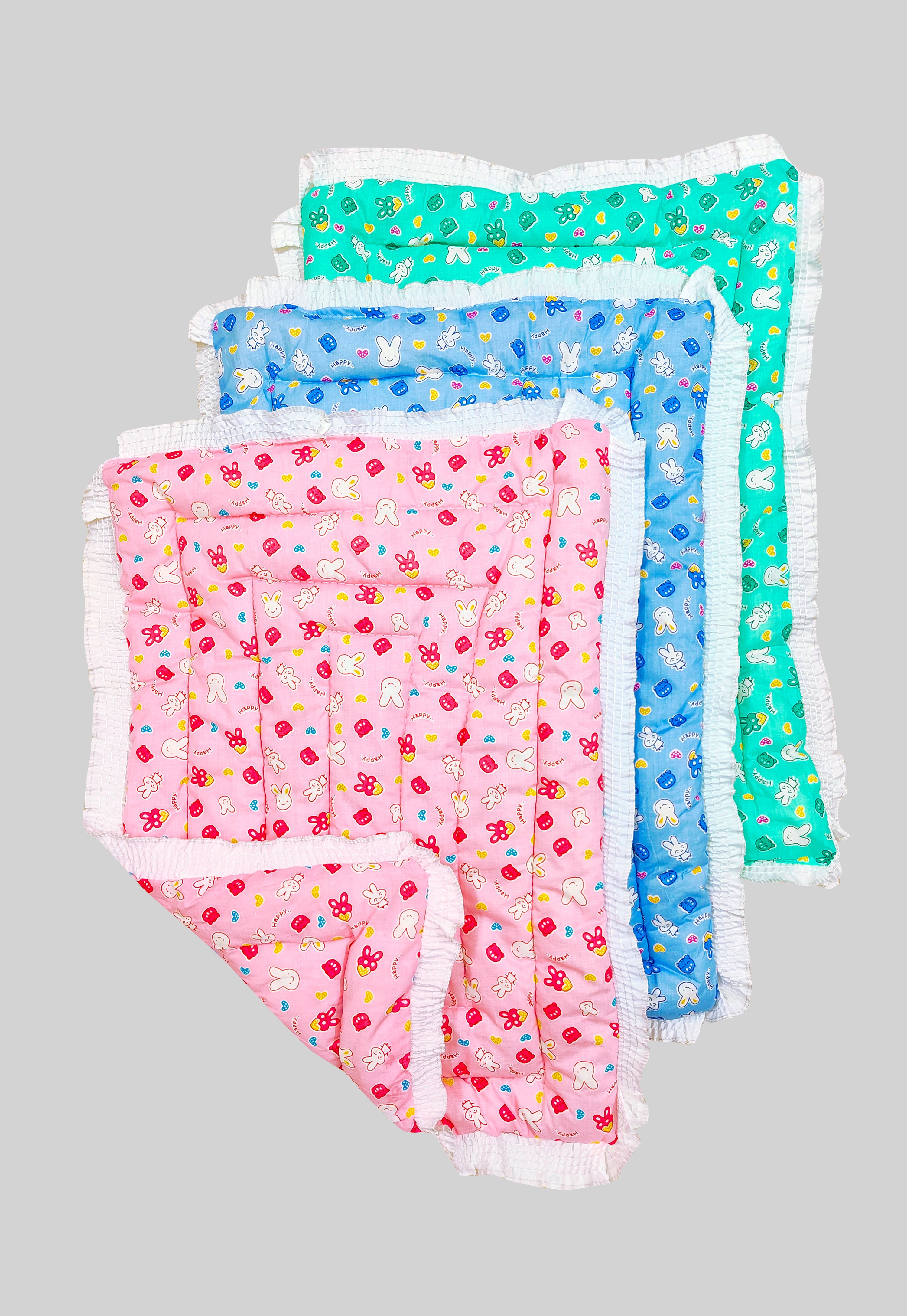 COTTON BABY GODADI FOR NEW TODDLER/BORN BABY PACK OF 3/ METTRESS/ BABY GODADI-image-38