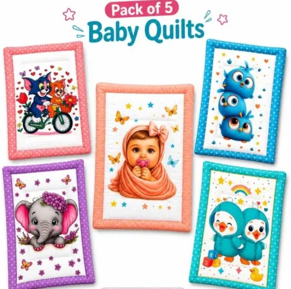 zivora kids DreamNest Cartoon Baby Sleeping Mat Pack of-5-picture-12
