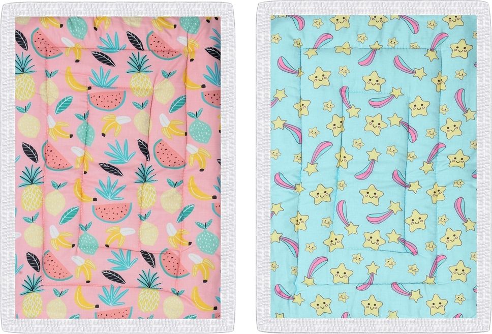 Soft Mattress For New Born Baby Unique Design, Baby Mat, Godadi, Set Of 2