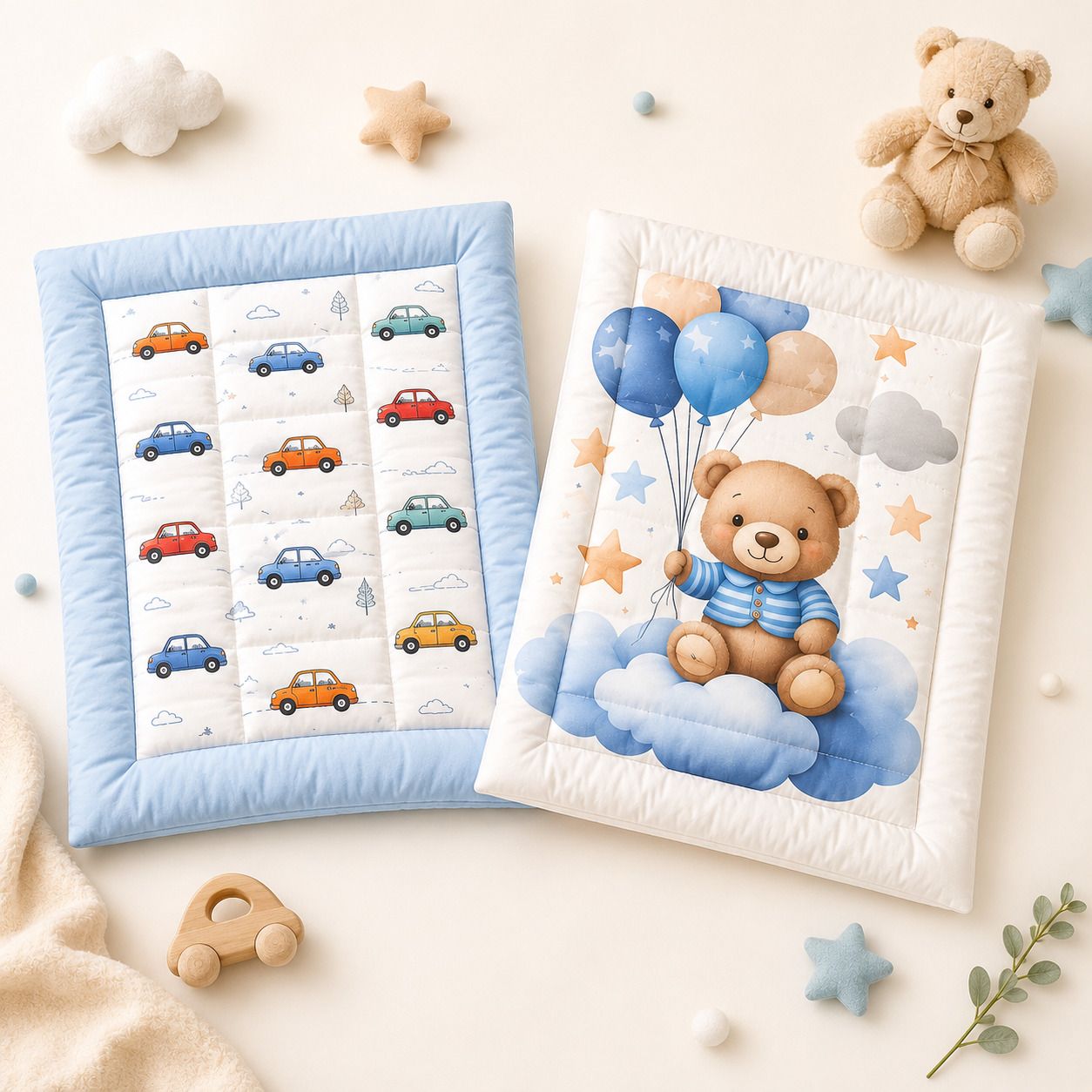 Baby Sleeping Mattress, New Born Baby Bed Mattress, Godari, set of 2-image-37