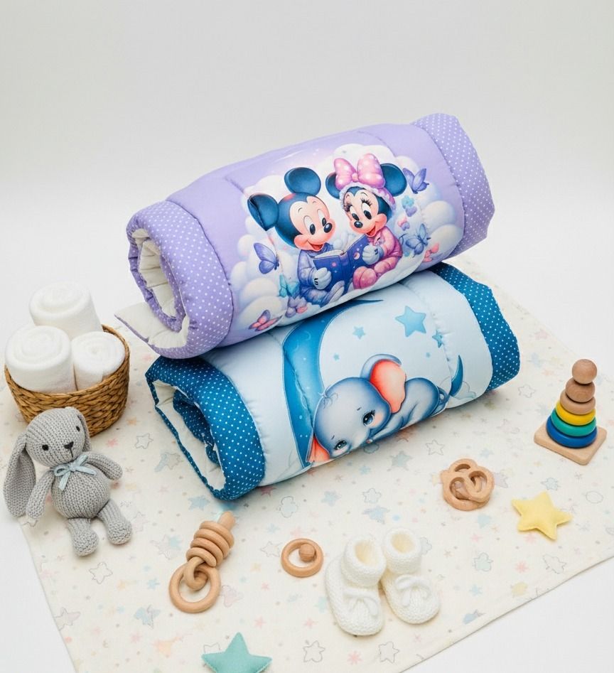 New Born Baby Bedding Set Combo - Pack of 2 Multipurpose Sleeping Mats-image-18