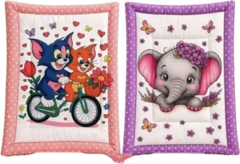 zivora kids Baby Sleeping Mat with Cartoon Design Pack of-2-picture-47