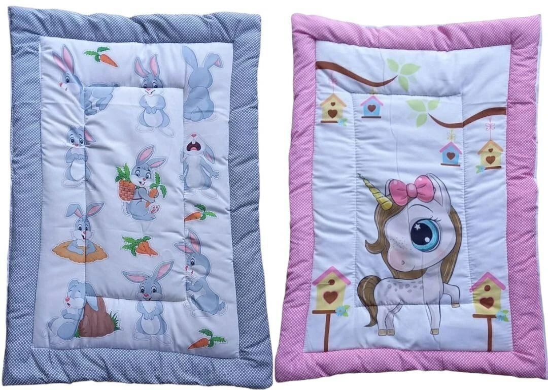 Foam Cotton Baby Bed Mattress Pillow Bolsters Combo-image-29