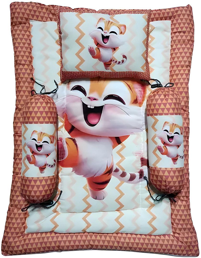 Mattress Set With head Pillow and Bolsters-01