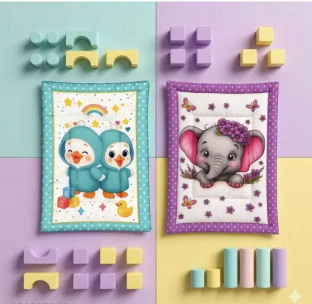 BabySoft Cartoon Printed Cotton Napkin Pack of 2-image-33