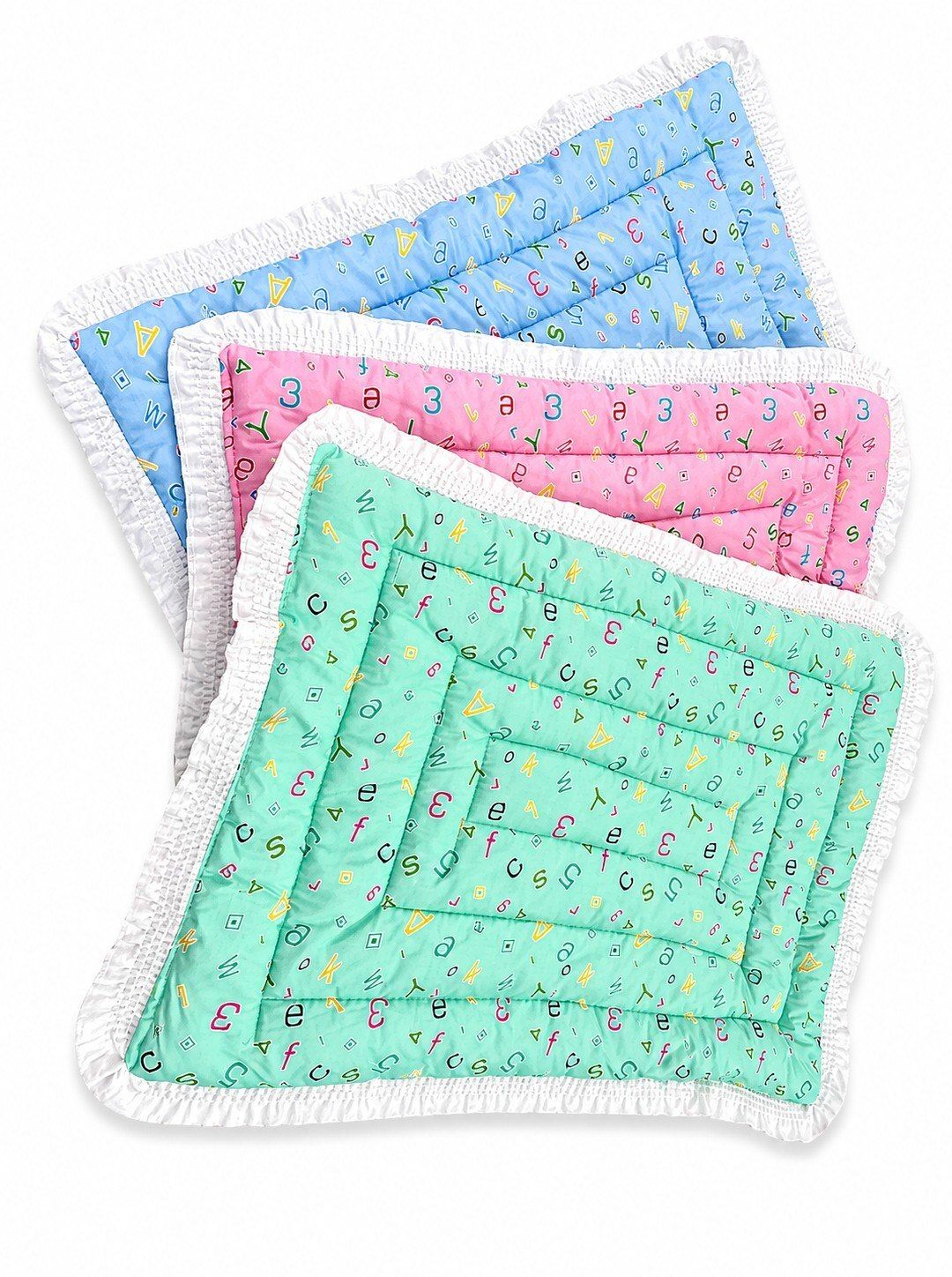 Baby Mattress BABY Desing Soft Washable Bedding Pack OF 3-image-5