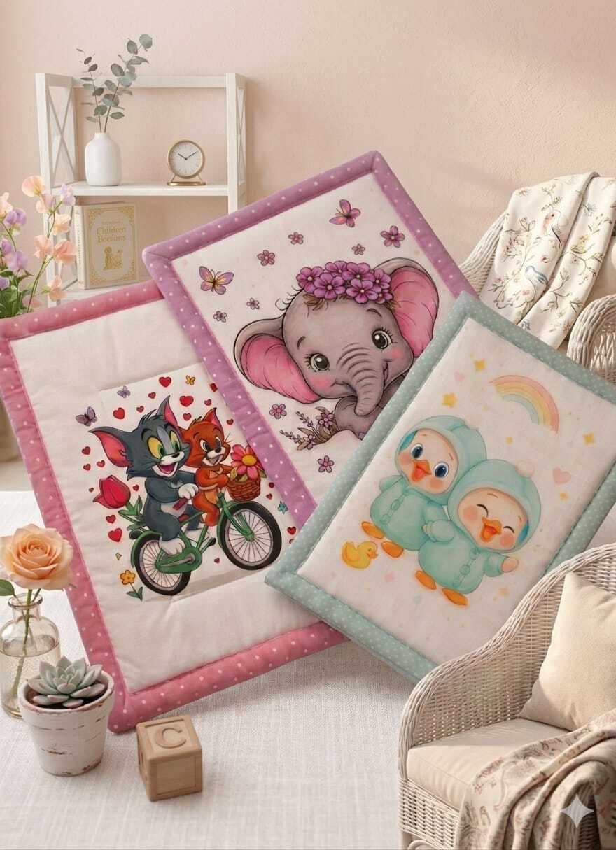 zivora kids Little Angel Baby Bed Mat Pack of-3-picture-31