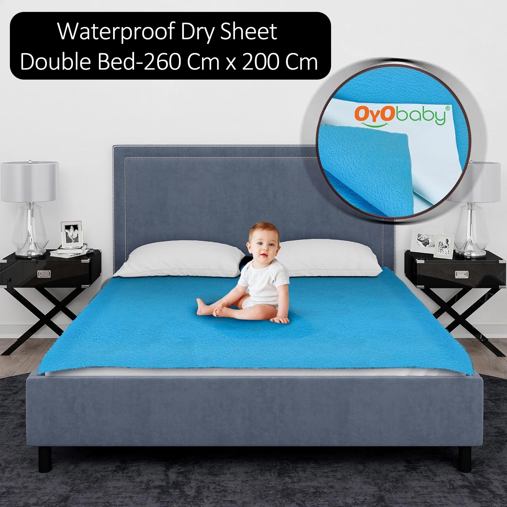 Bed Protector Sheet, Baby Waterproof Sheet, Baby Dry Sheet For New Born Baby-image-30