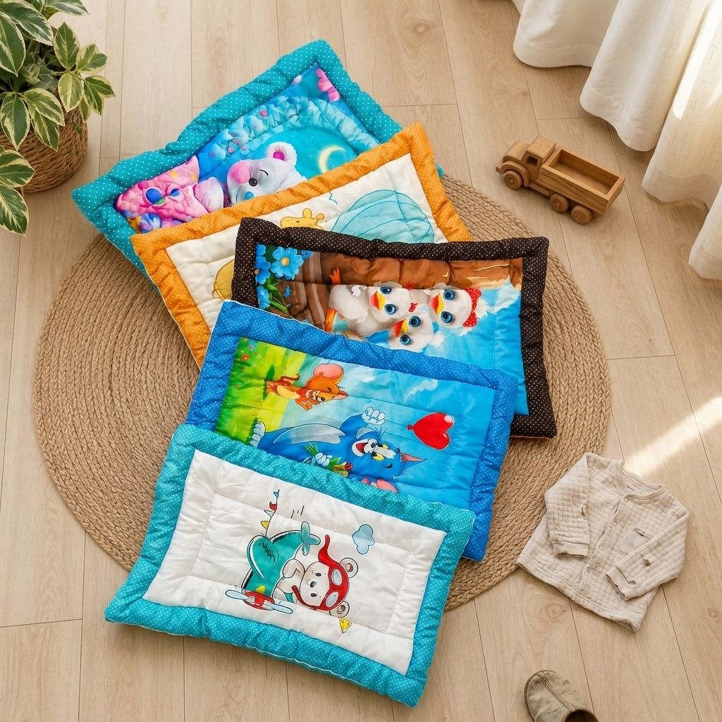 babyora Cartoon Print Soft Baby Sleeping Mattress-picture-0
