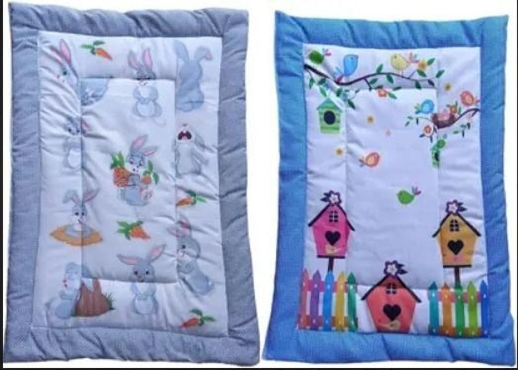ronqiza Cute Baby Bed Set Cartoon Mattress Pillow Bolsters Combo-picture-31