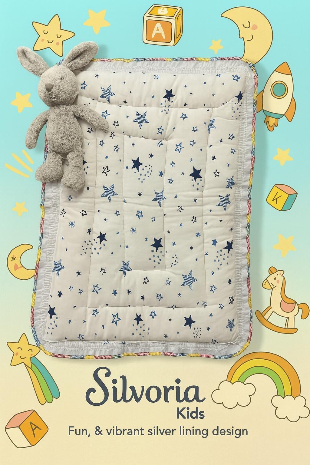 PURE COTTON Ocean Mattress New Born Baby Bed |Godari | Sleeping Mattress