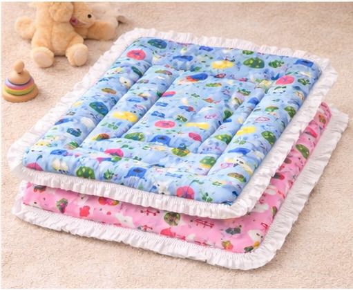 New Born Baby Supper Soft Fril Mattress(0-6 Months)( Pack Of 2)GHODO-image-19