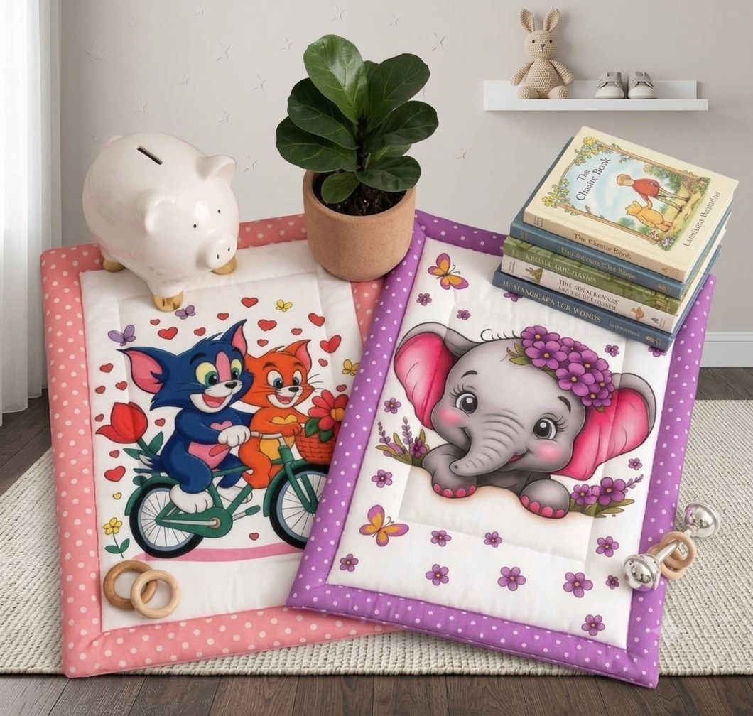 Baby Printed Sleeping Matt Pack of-2-image-34