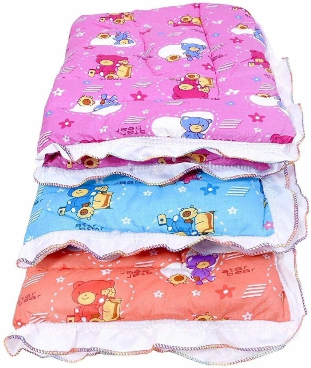 Newborn Baby Bed | Godari | Bedding | Sleeping Mattress (Pack of 3)(0-6 Months)