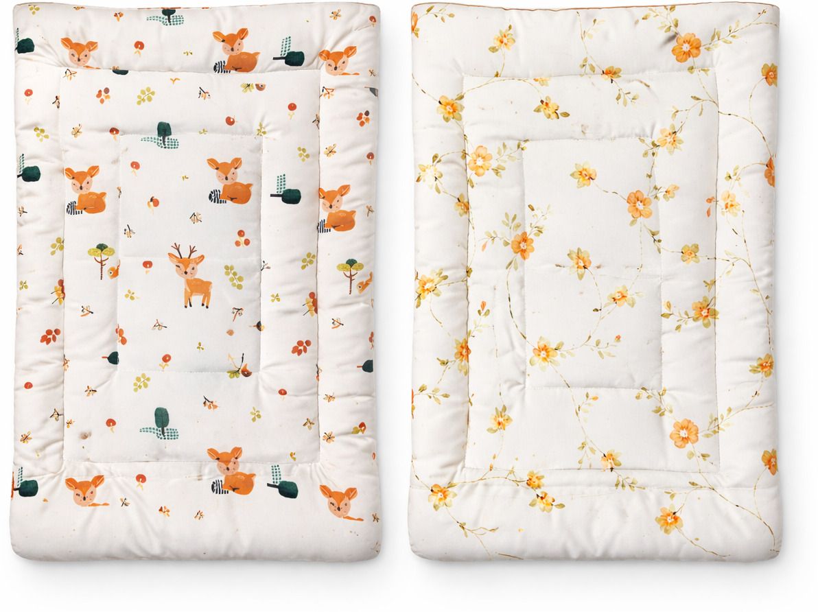 yatanto creation NEW BORN BABY GODADI PACK OF 2 COMBO COTTON SOFT BABY SLEEPING MATERIAL DEER & YELLOW FLOWER DESING-picture-23