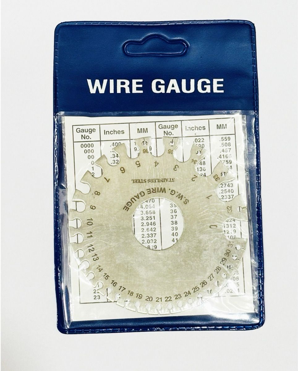 gogna Thickness & Wire Size Measuring Tool for Workshop, Engineering & DIY Use ve bc Radius Gauge-picture-15
