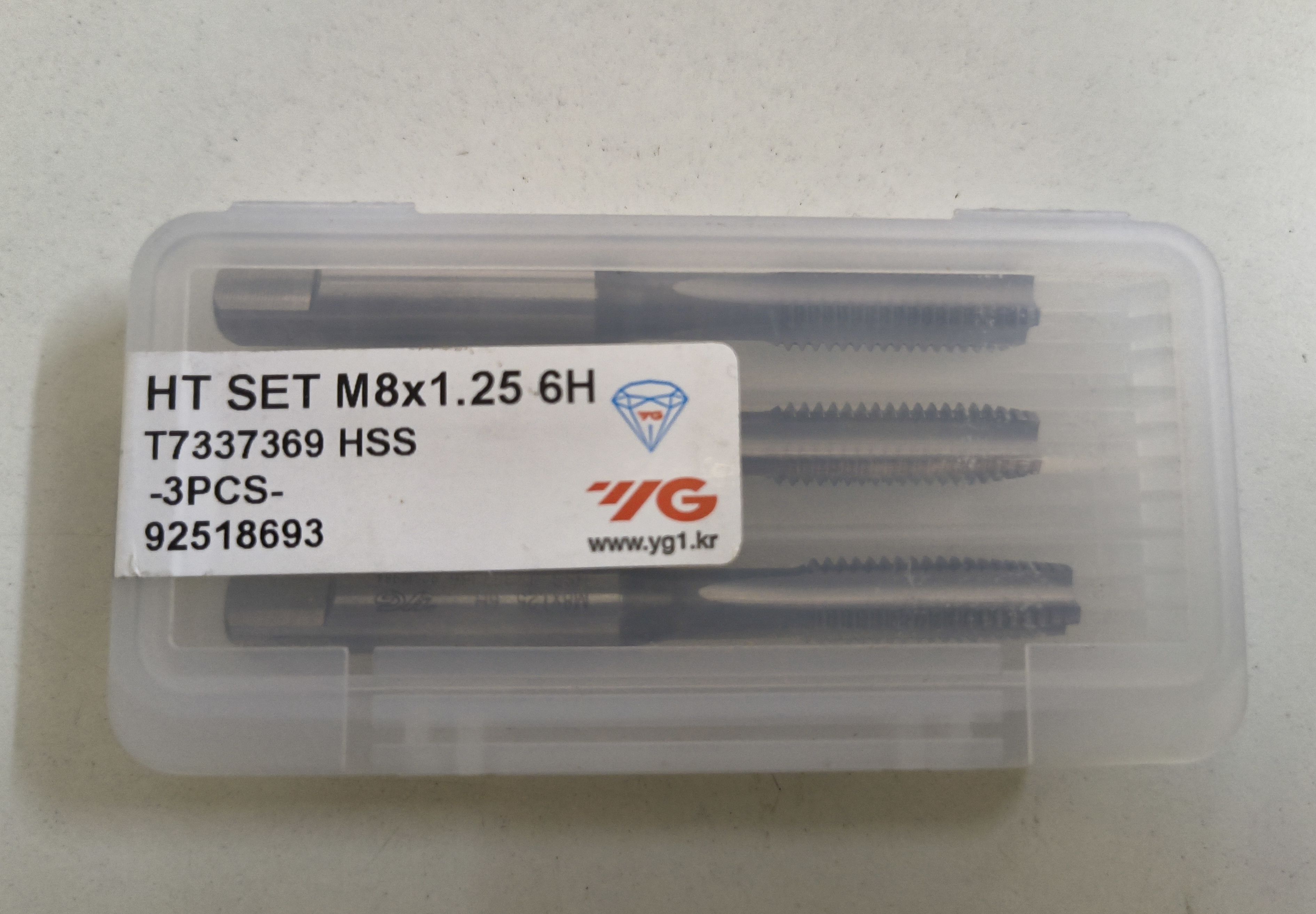 yg HAND TAP M8X1.25 6H T7337369 Hole Gauge-picture-29