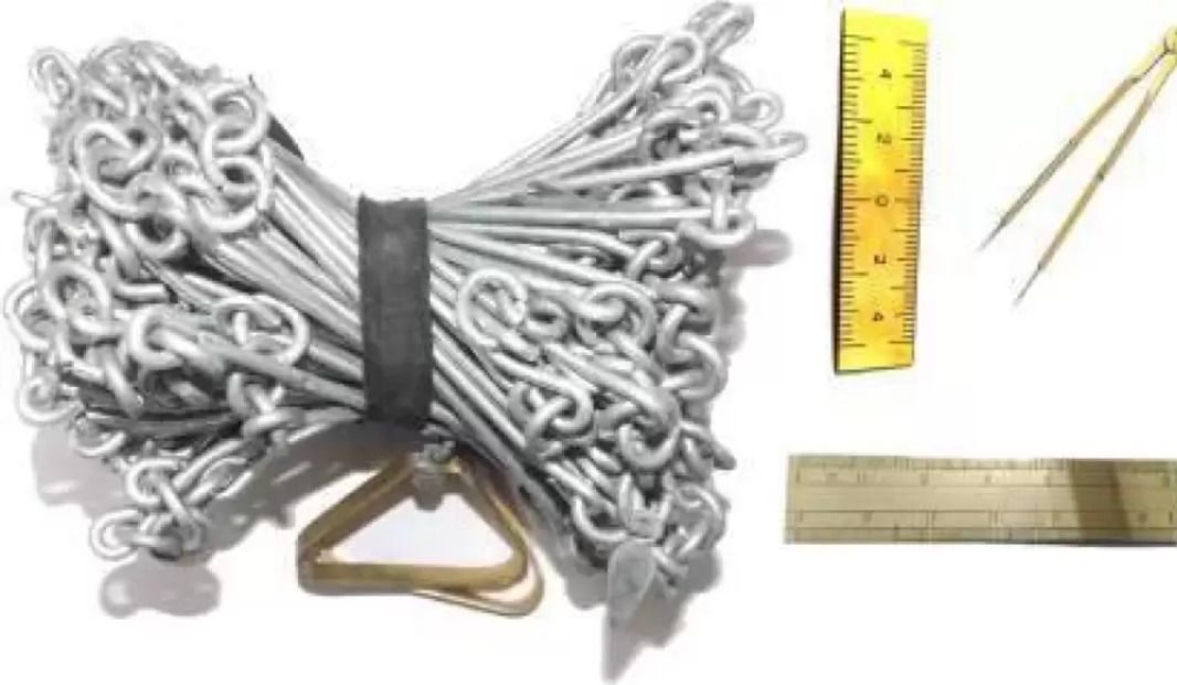uei 20 METER SURVEY CHAIN/ PATWARI CHAIN WITH ACCESSORIES Height Gauge-picture-27
