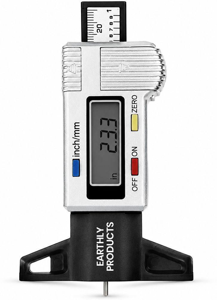 earthly products Tyre Tread Depth Gauge Digital Tool for Car Bike Truck Tire Measurement Tool Pin Gauge-picture-40