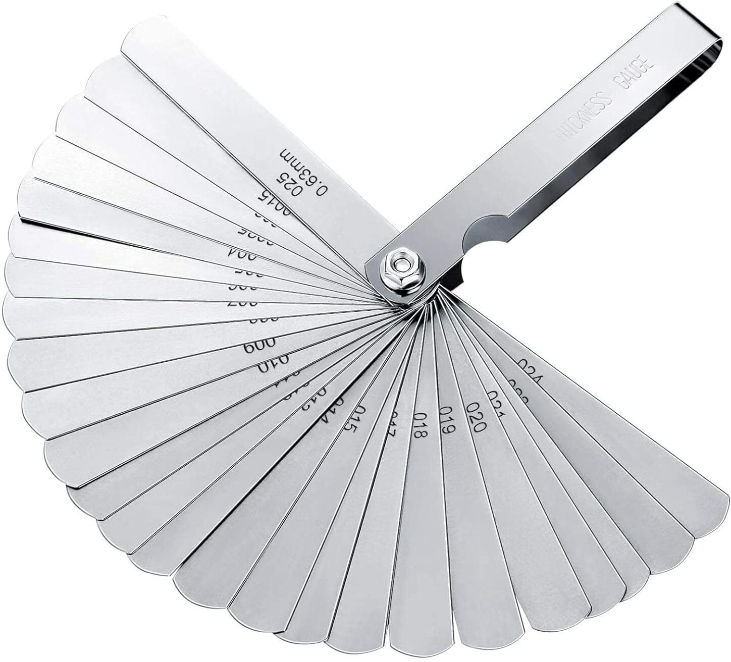 as tool center Stainless Steel Feeler Gauge Dual Marked Metric Pin Gauge-picture-18