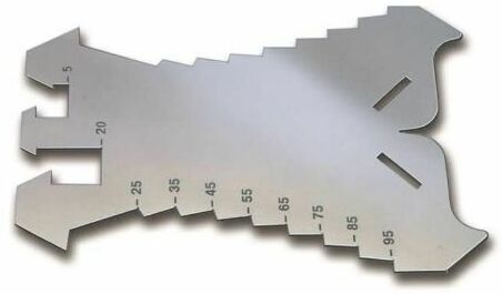 star toolls Marking Template VA V2 A StainlesSteel Scriber Engineer's/for Roofers Pin Gauge-picture-33