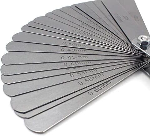 26 Blades Feeler Gauge Metric & Inch Gap Filler Snap Gauge-image-24