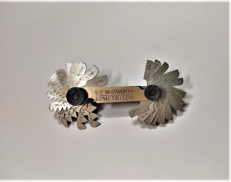 Screw Pitch Gauge / Thread 4 to 62 TPI, 0.25 to 6.0 mm Ring Gauge-image-4