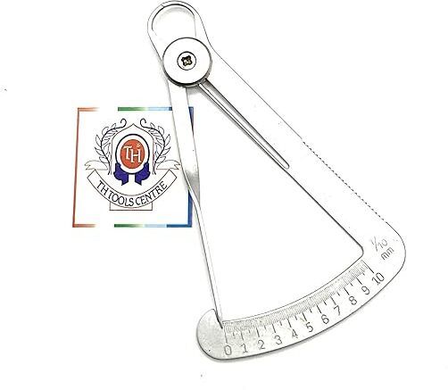 T H TOOLS CENTRE stainless steel pocket degree gauge Radius Gauge-picture-26