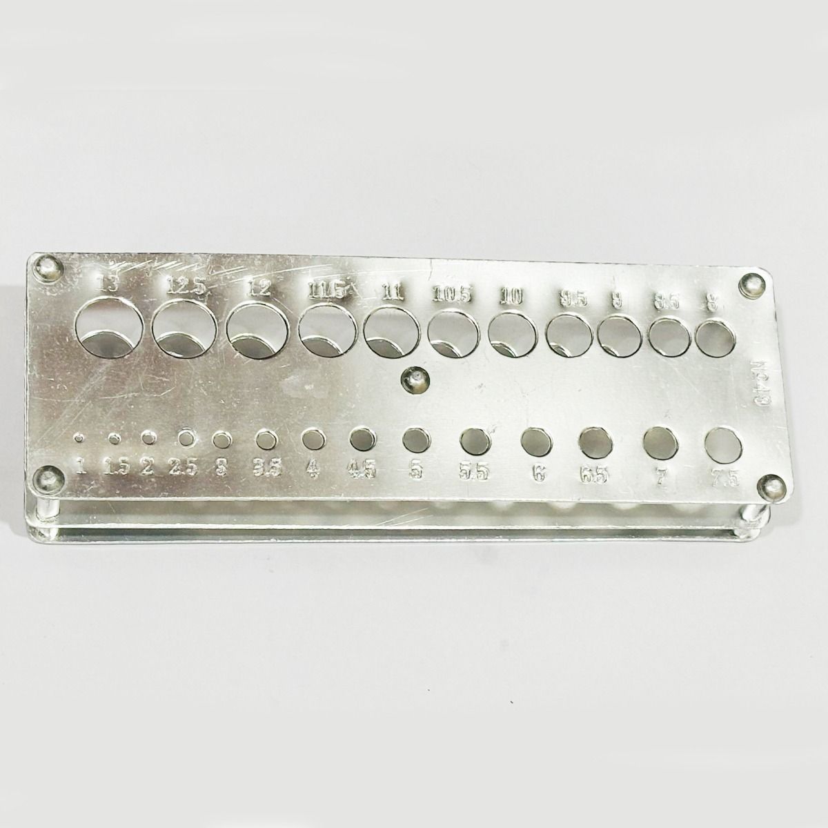 gogna Drill Bit Holder Stand Aluminium 1–13mm | Precision Drill Organizer Rack Hole Gauge-picture-20