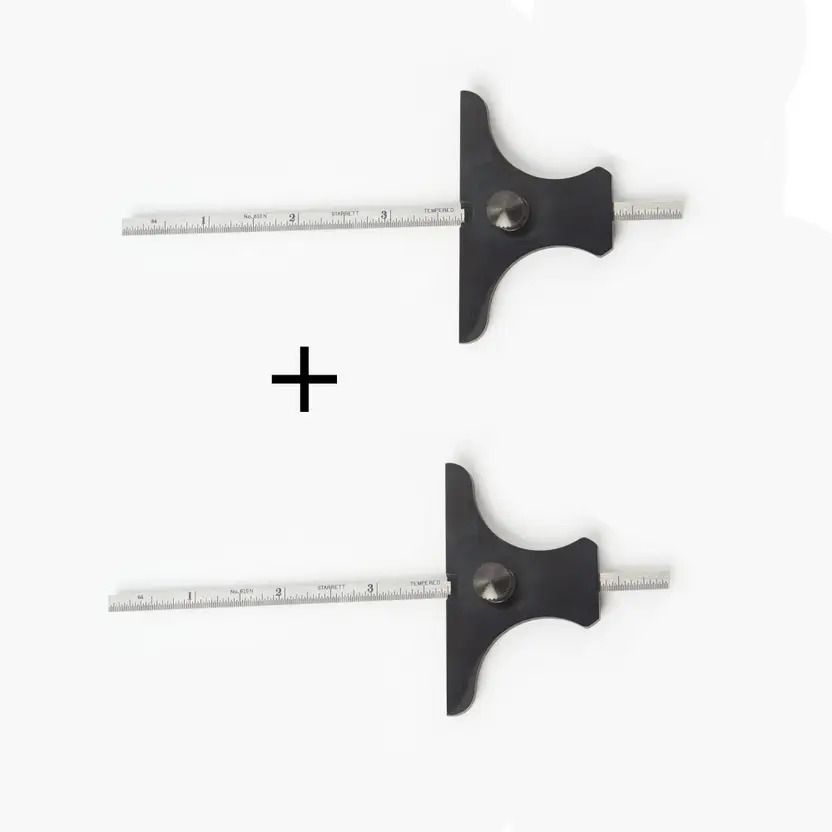 toolbux Depth Gauge 6 Inch / 150 mm – Precision Measuring Tool (Pack of 2) Height Gauge-picture-40