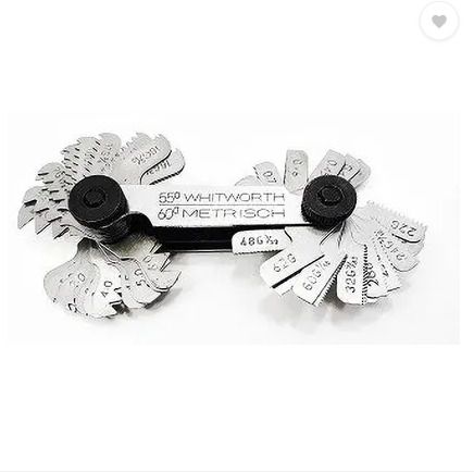 genmach Screw Pitch Gauge 4 to 62 TPI, 0.25 to 6.0 mm, 55 Degree and Metric 60 Degree Ring Gauge-picture-14