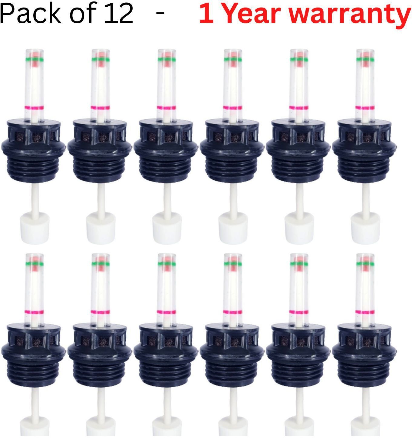 myjas Inverter battery water level float indicator cap set 30mm thread pack of 12 Height Gauge-picture-26
