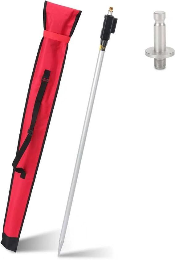 gsi Total Station, Surveying Prism Pole, Telescopic Aluminum Rod with Quick Lock. Height Gauge-picture-10