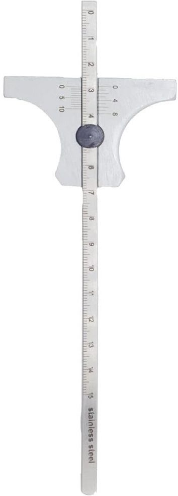 Stainless Steel Vernier Depth Gauge 150 mm / 6″ Measuring Tool Height Gauge-image-49