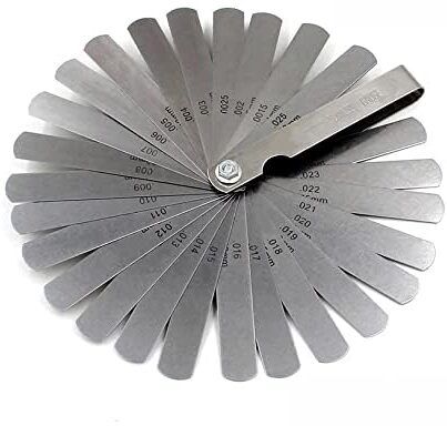 lovely HARDMAN VETPEX FEELER GAUGE 26 BLADES .0015" TO .025" THICKNESS GAUGE 87 MM LONG Snap Gauge-picture-39