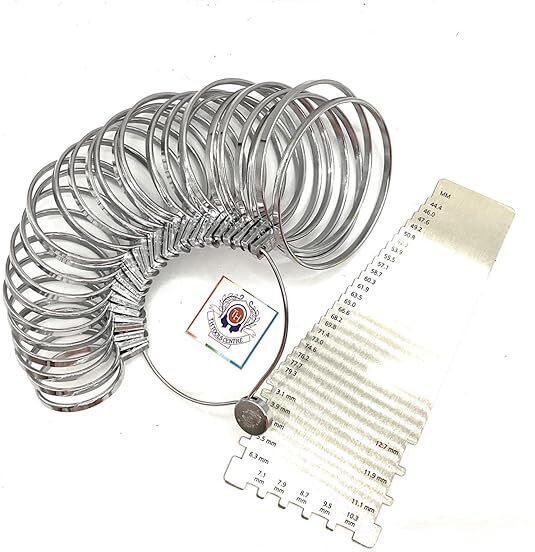 t h tools centre "Bangle & Bracelet Sizing Tool 1-27 – Ajanta Gauge for Jewelers" Ring Gauge-picture-42