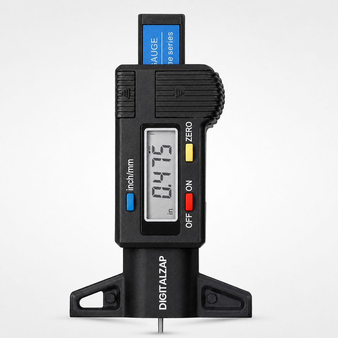 Black Digital Tire Tread Gauge | LCD Tyre Wear Tester | Inch/MM Pin Gauge-image-47