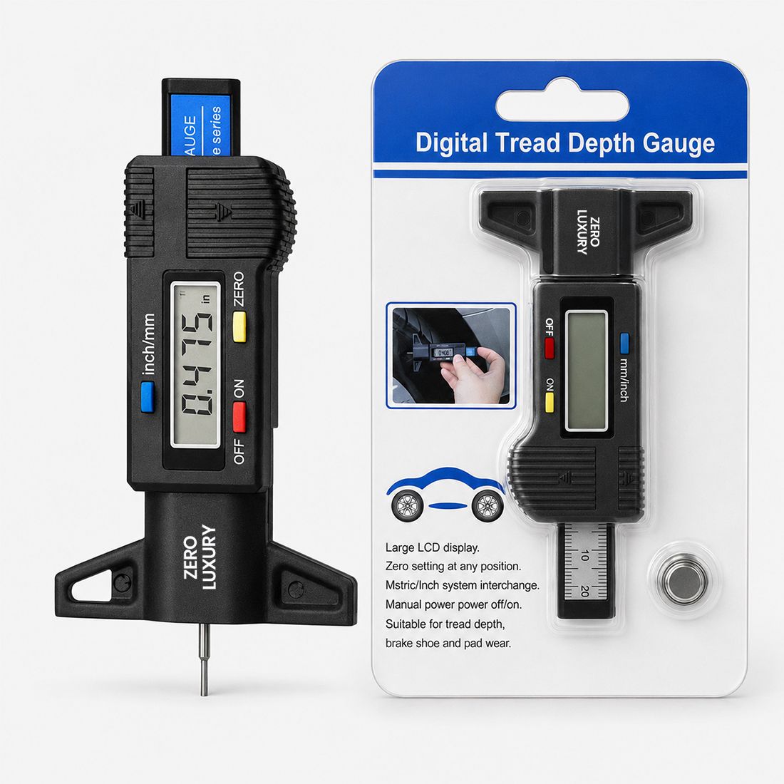 Digital Tire Tread Depth Gauge with Large LCD Display, 0.01mm Accuracy, Inch/MM Height Gauge-image-33