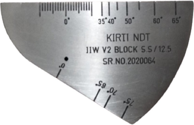 kirti ndt V2 CALIBRATION BLOCK S.S Height Gauge image 1