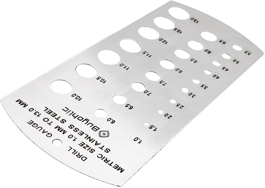 buyohlic Drill Gauge Metric Standard- Range 1-13 mm Radius Gauge-picture-15